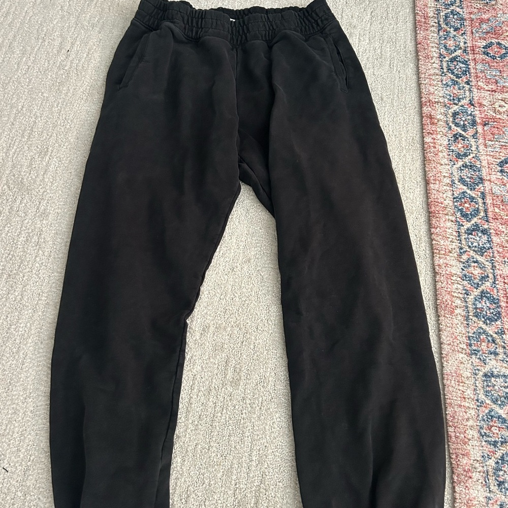 Aerie Black Oversized Sweat Pants